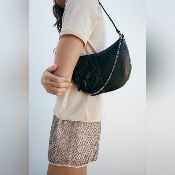 ZARA ROCKER SHOULDER BAG - Picture 2 of 7